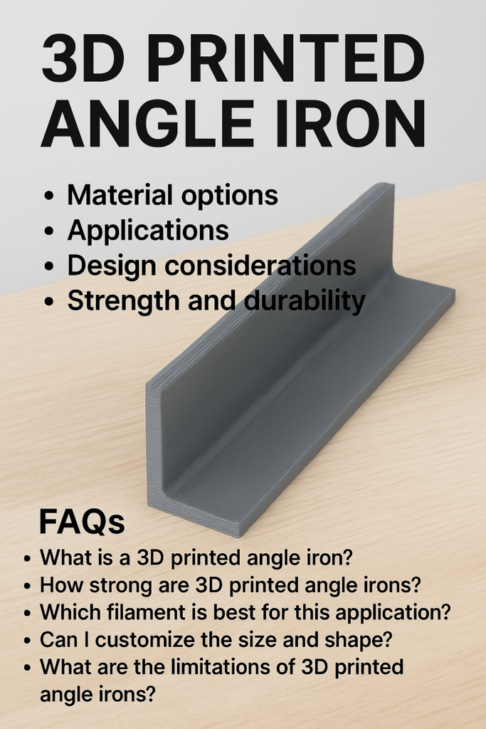 3d printed angle iron